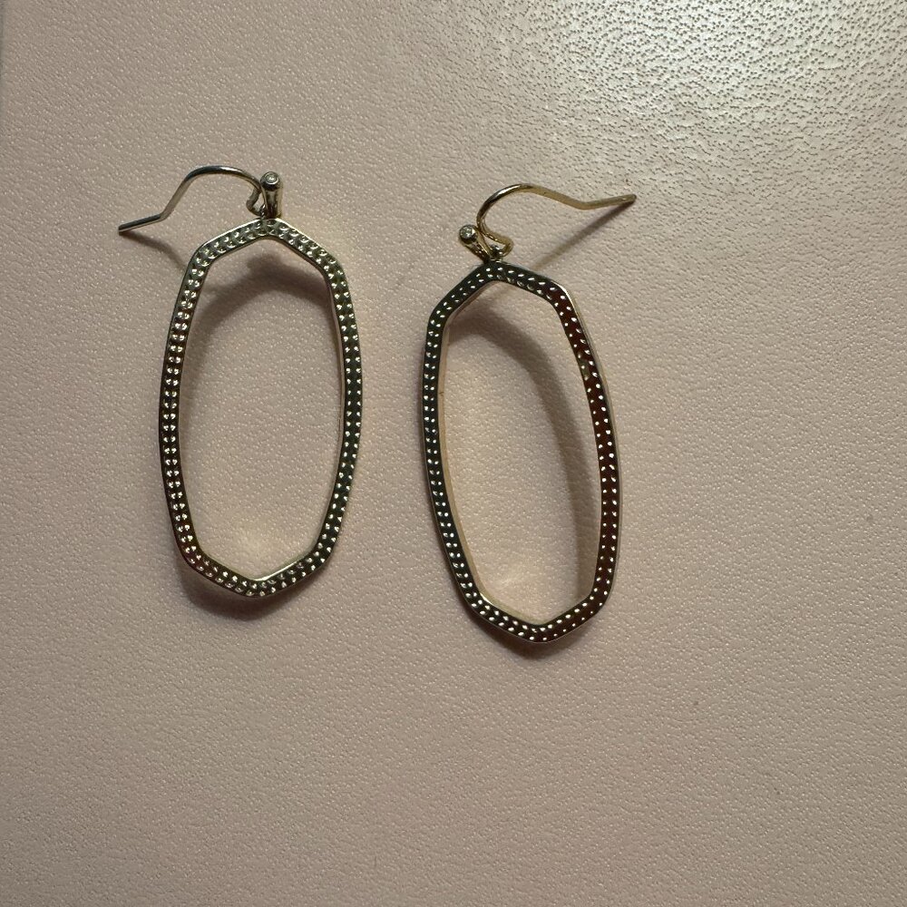 Kendra Scott Elle gold earrings